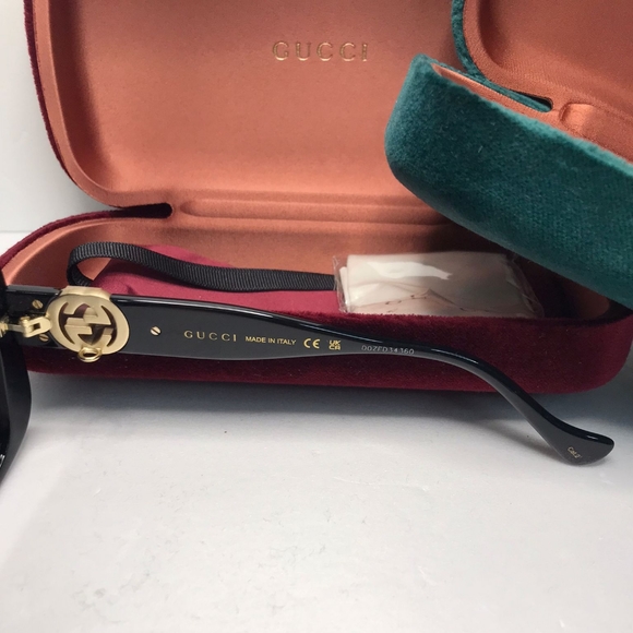 New - ?Original Gucci Grey Square Ladies Sunglasses GG1029SA 007 57. main image 7